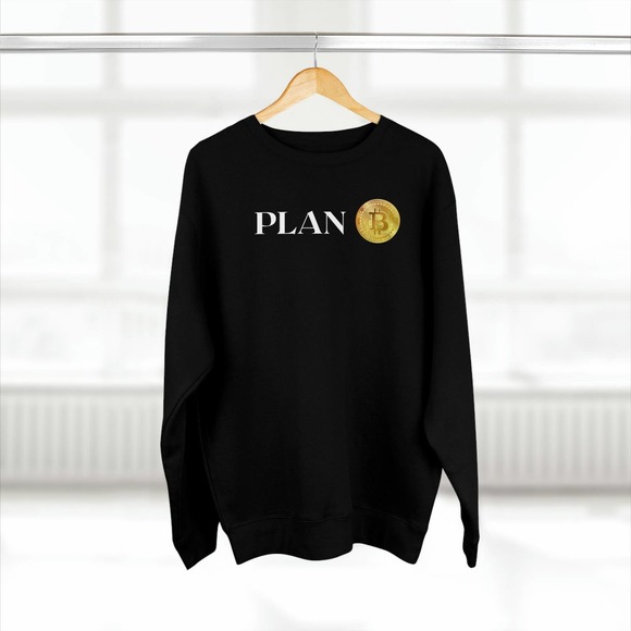 PlanB Bitcoin Crypto Sustainable Crewneck Sweatshirt Sweater - Picture 6 of 10